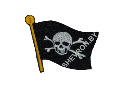 Шеврон Флаг с черепом